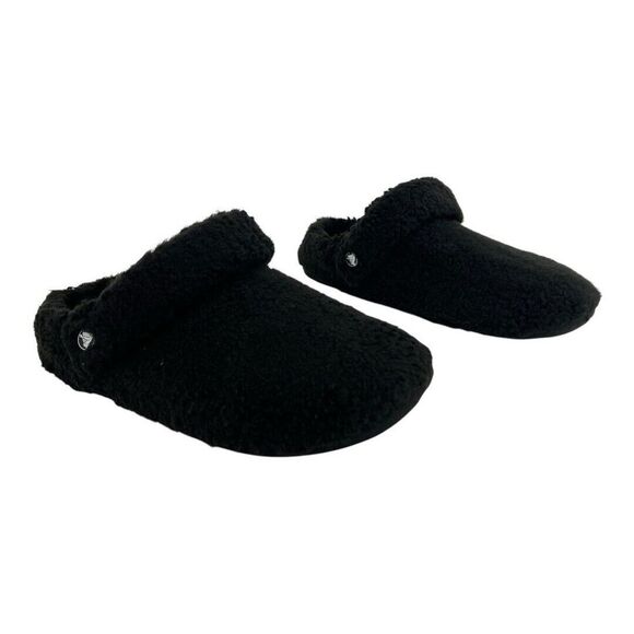 Crocs Size Womens 12 Mens 10 Black Classic Cozzzy Slipper New - Picture 1 of 9